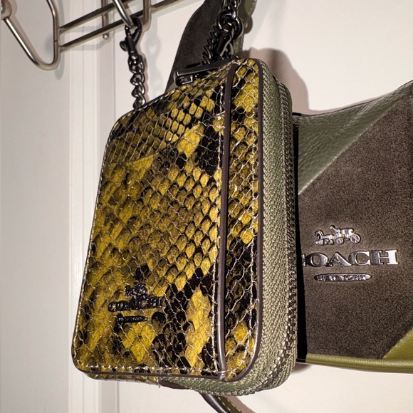 Coach Carmen Mini Patchwork Crossbody & Wallet CCE64 - Picture 7 of 14